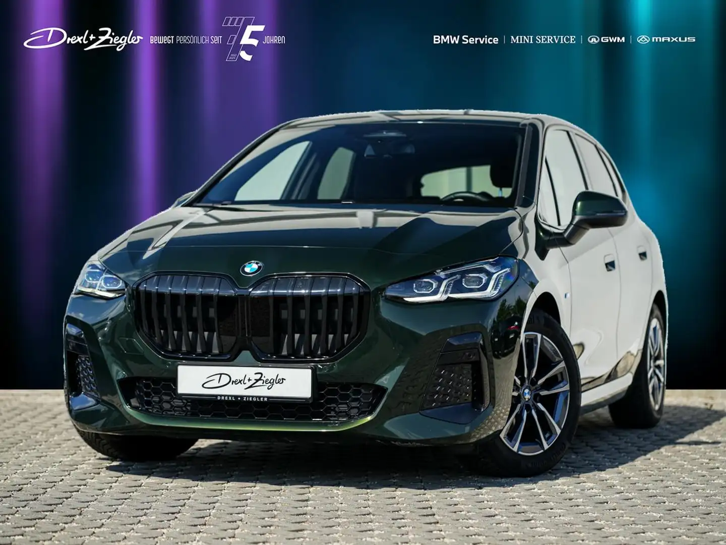 BMW 220 220i Active Tourer M-Sport AHK KoZg ACC adLED Verde - 1