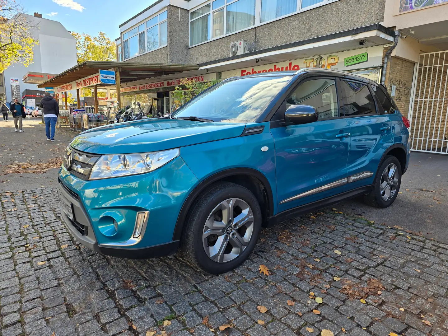 Suzuki Vitara 1.6 Club 4x2/2.Hand/Scheckheft/Standheizung/AHK Blau - 2