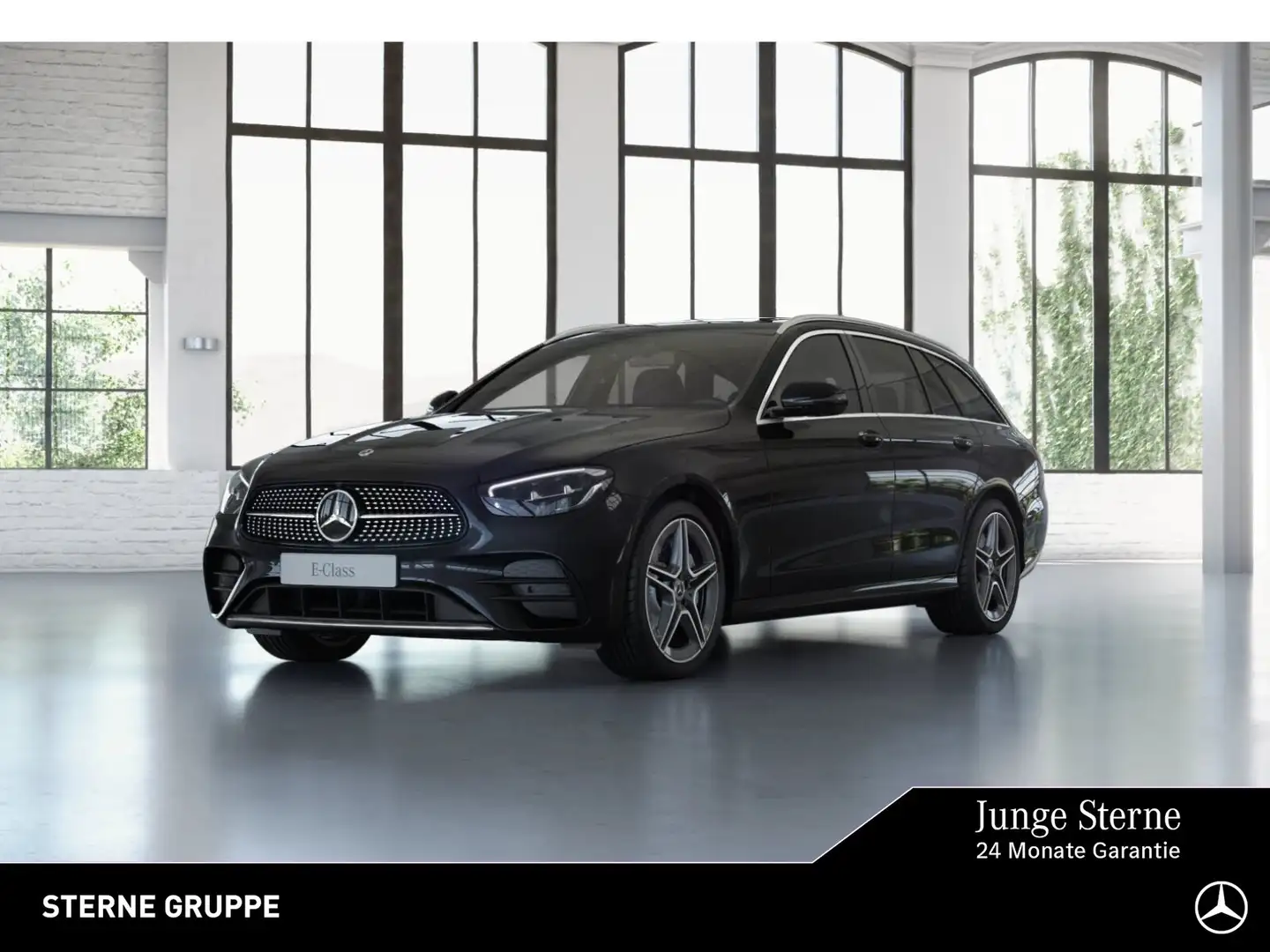 Mercedes-Benz E 300 E 300 de 4M T AMG AHK SHD Distr 360 Ambi Totwi LED Noir - 1