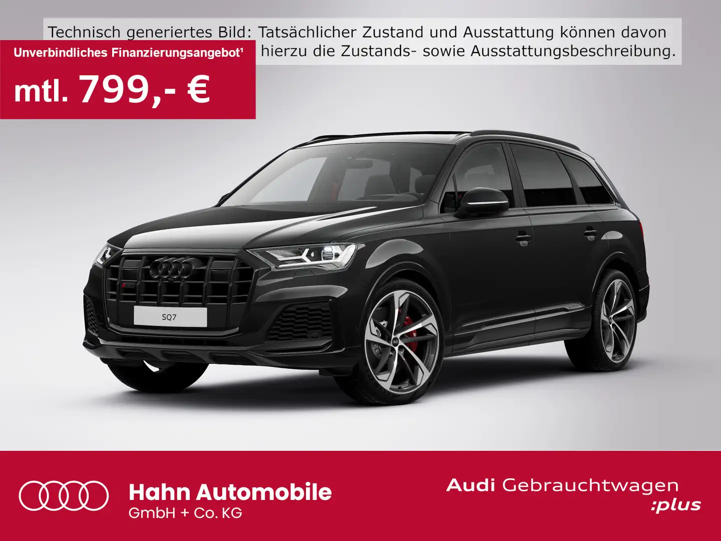 Audi SQ7 competition plus TFSI quattro S-trc Standh H Schwarz - 1