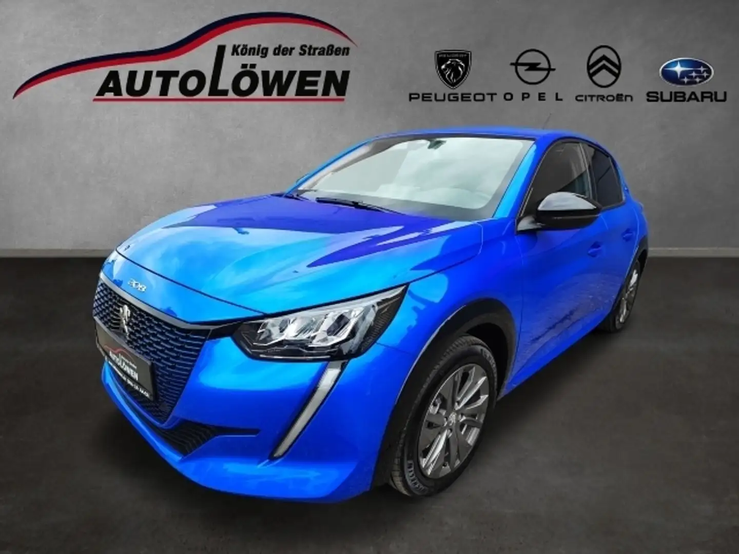 Peugeot 208 Elektro GT Blauw - 1