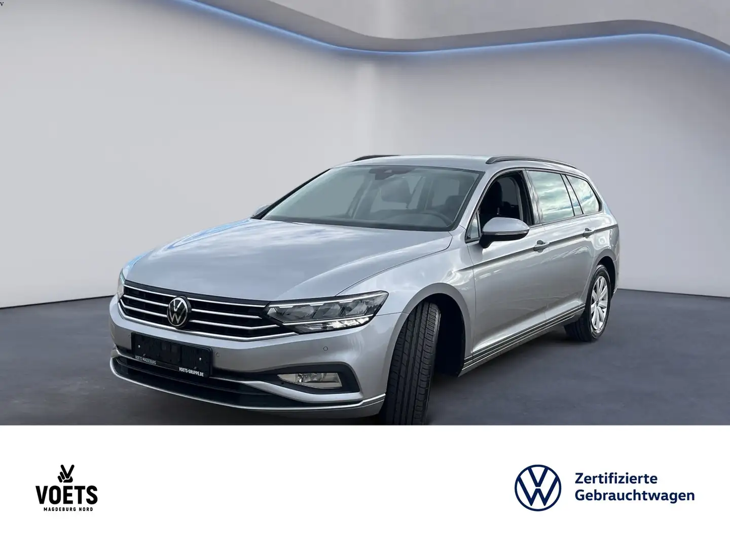 Volkswagen Passat Variant 2.0TDI DSG AHK+LED+Navi Silber - 1