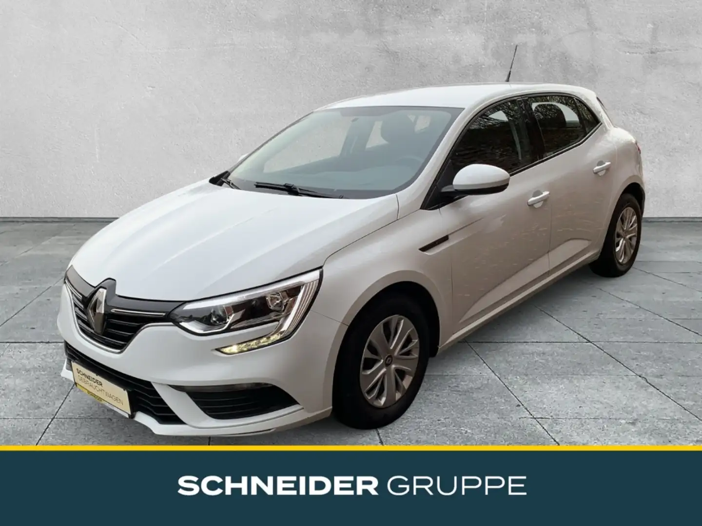 Renault Megane IV Lim. 1.3 TCe 115 Klima+Tempomat+PDC Weiß - 1