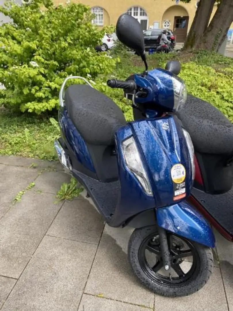 Suzuki Address 125 Blauw - 1