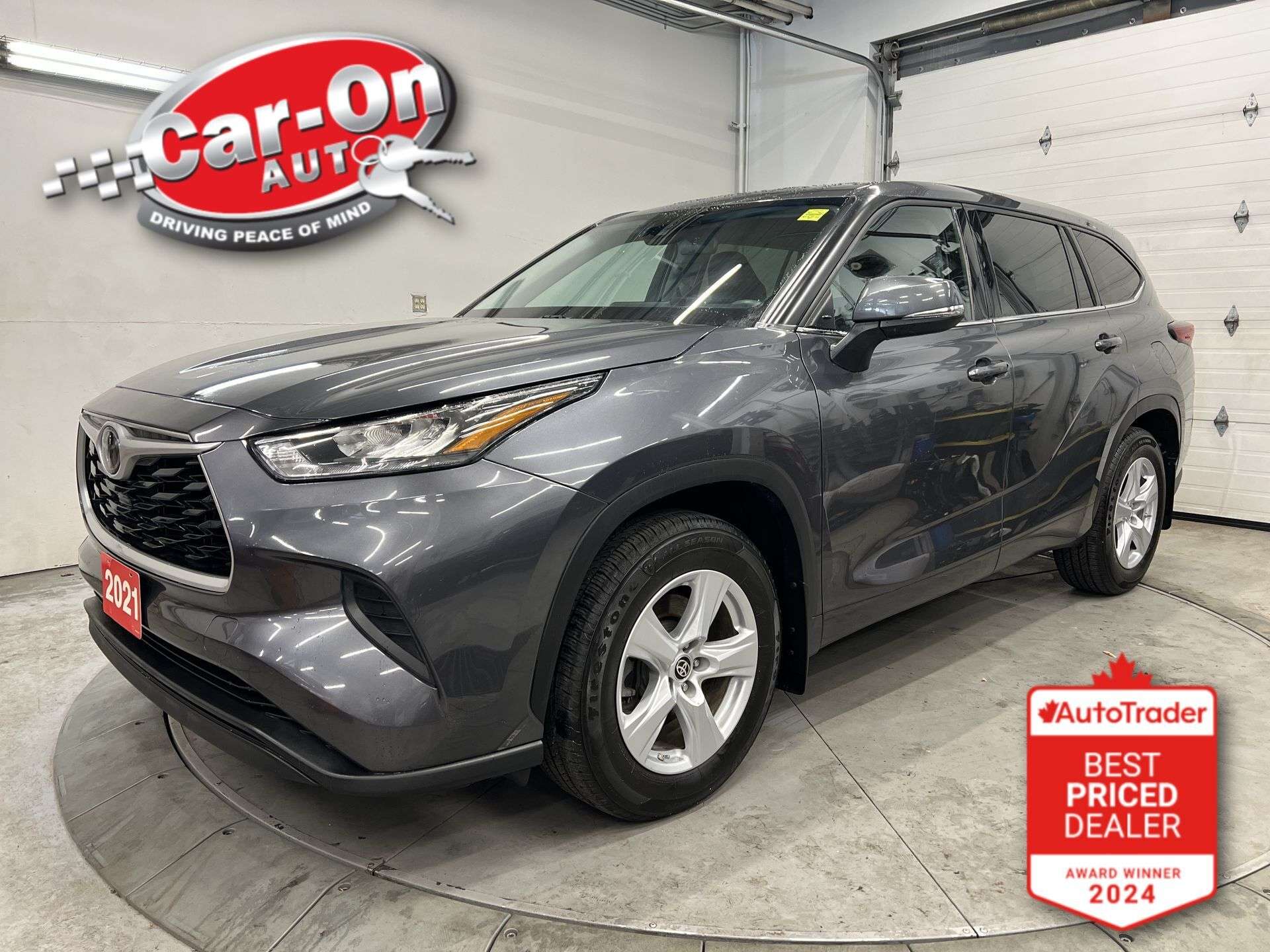 Gray 2021 Toyota Highlander SUV / Crossover All-Wheel Drive Automatic