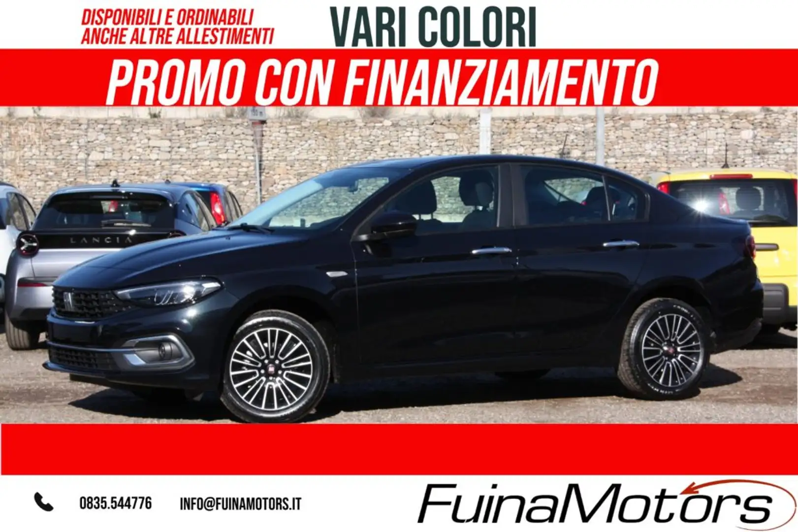Fiat Tipo 1.6 Mjt S&S  CITY Zwart - 2