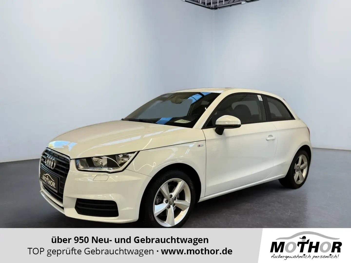 Audi A1 S-line 1.4 TFSI Parksensor Bluetooth Tempomat Weiß - 1