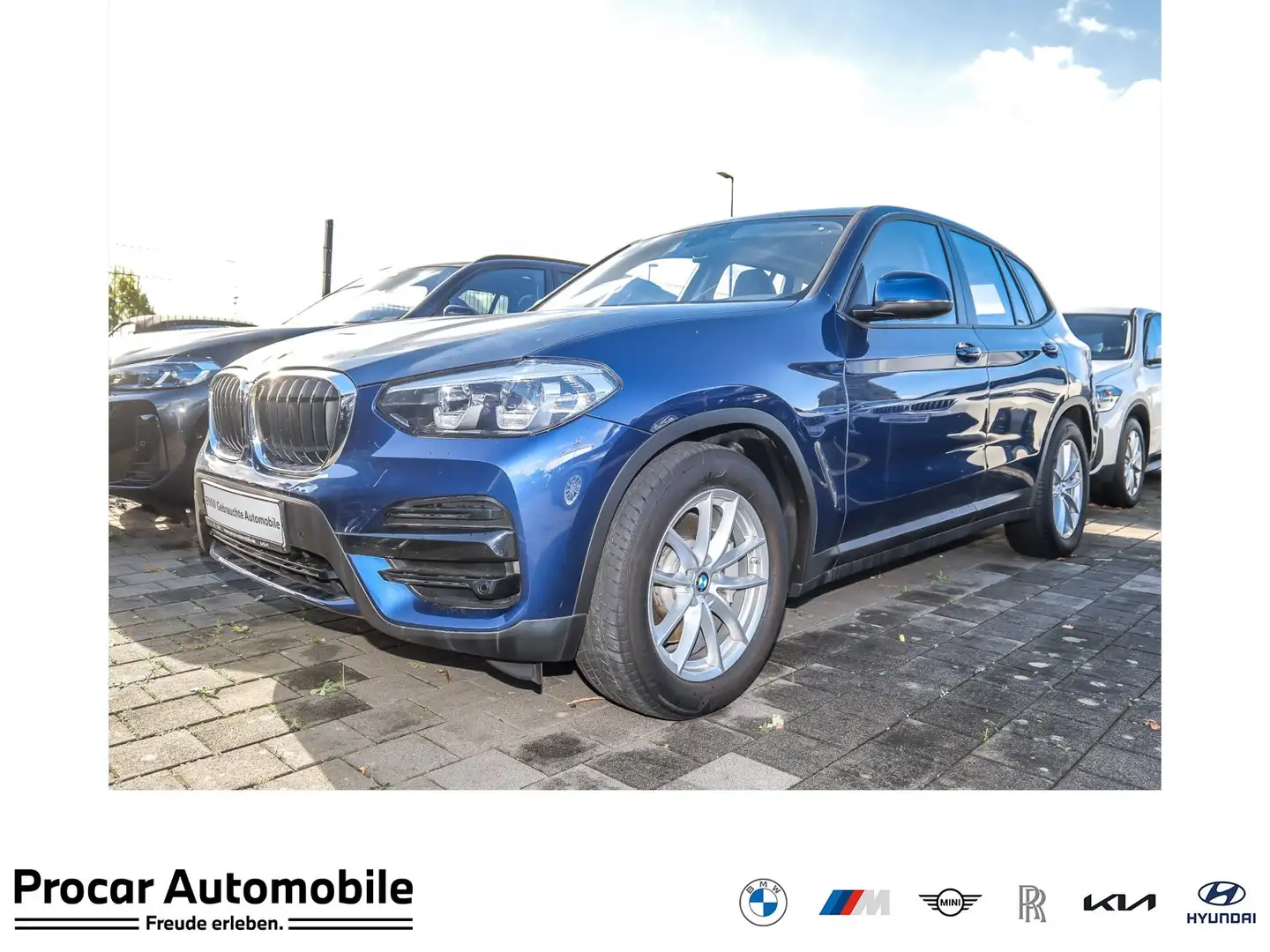 BMW X3 xDrive30i NAVI LED PDC V+H Tempomat Klima Blau - 1