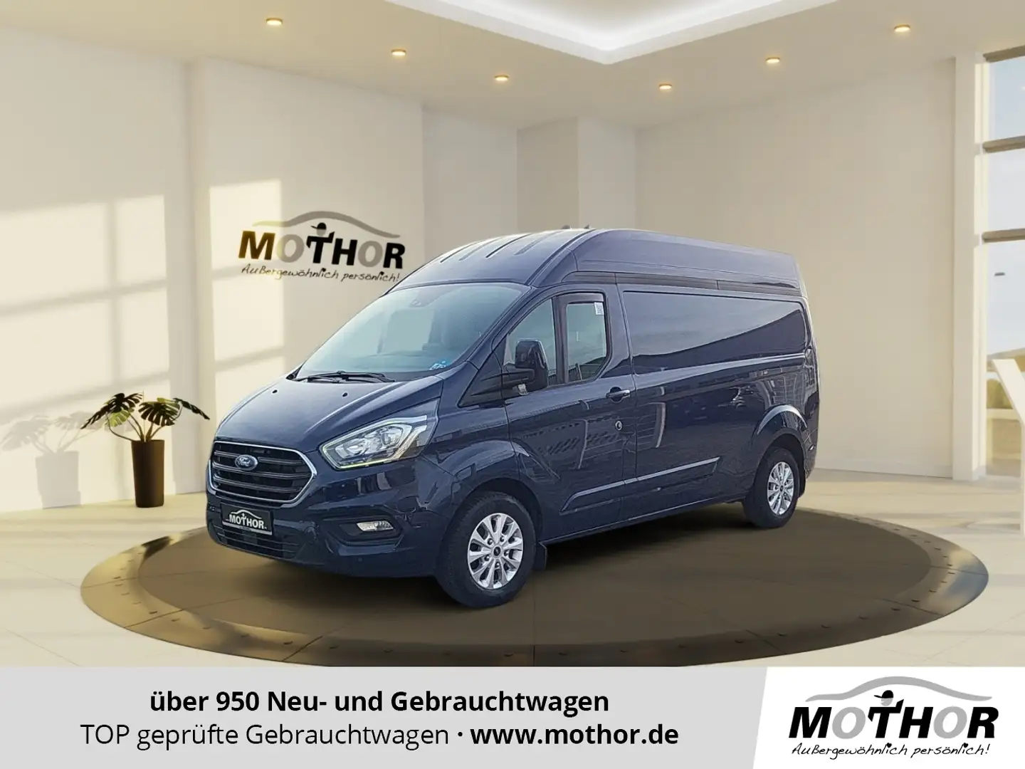 Ford Transit Custom Kasten 2.0 TDCi 320L2 Limited LM Blau - 1