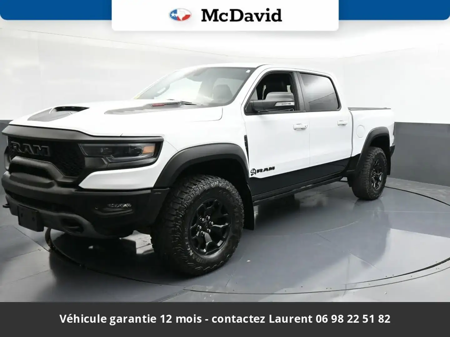 Dodge RAM TRX 702ch Crew Cab 4x4 Tout compris hors homologat Blanc - 1