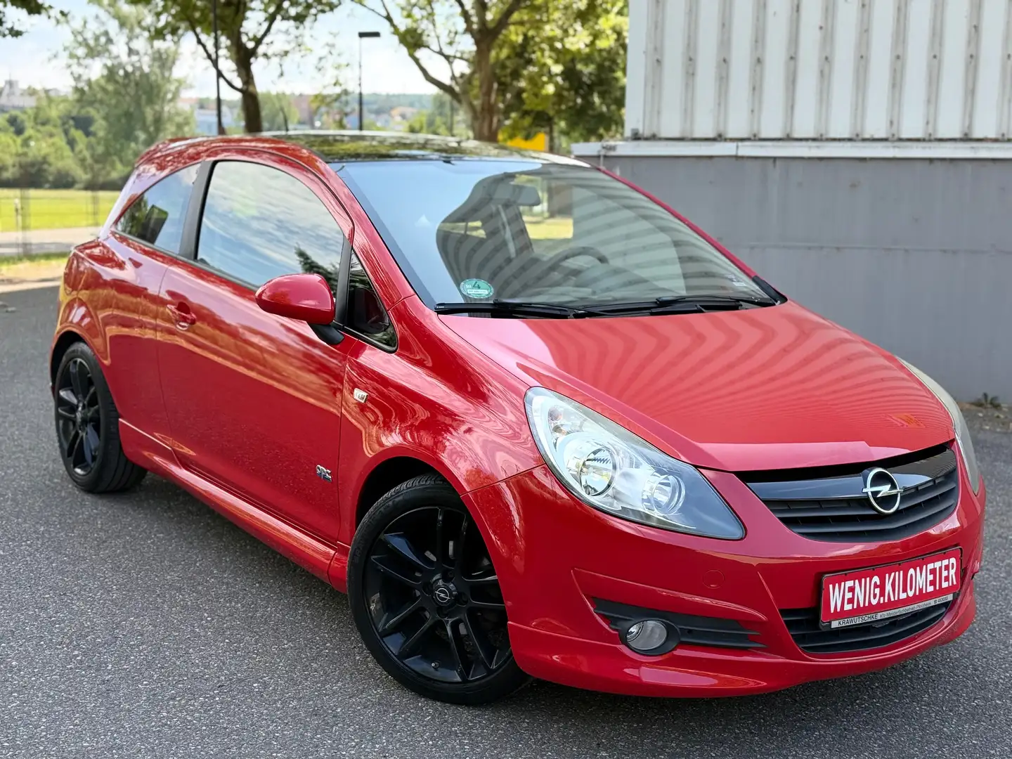 Opel Corsa 1.4 WENIG KILOMETER-1.HAND-TOP GEPFLEGT-OPC_Line Rot - 1