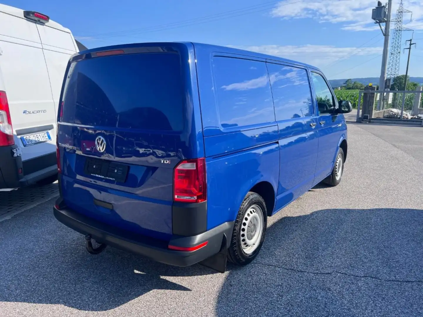 Volkswagen Transporter 2.0 TDI 150CV DSG Furgone Allestito / Gancio Blu/Azzurro - 2