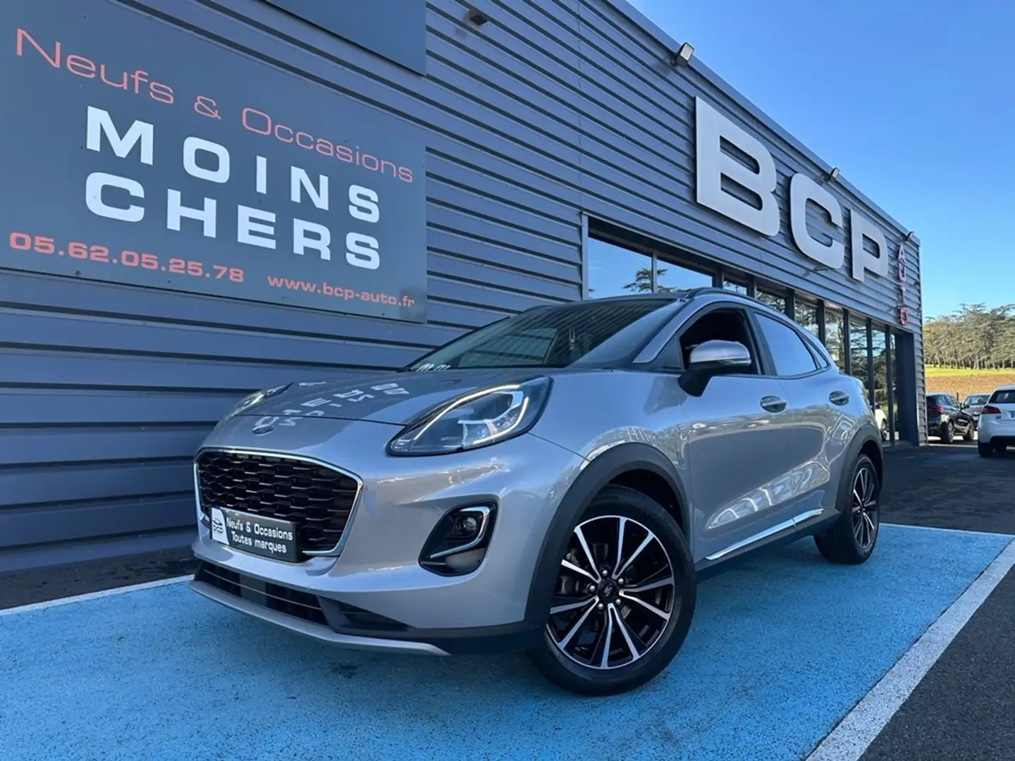 Ford Puma 1.0 ECOBOOST 125CH MHEV TITANIUM X 6CV Gris - 1