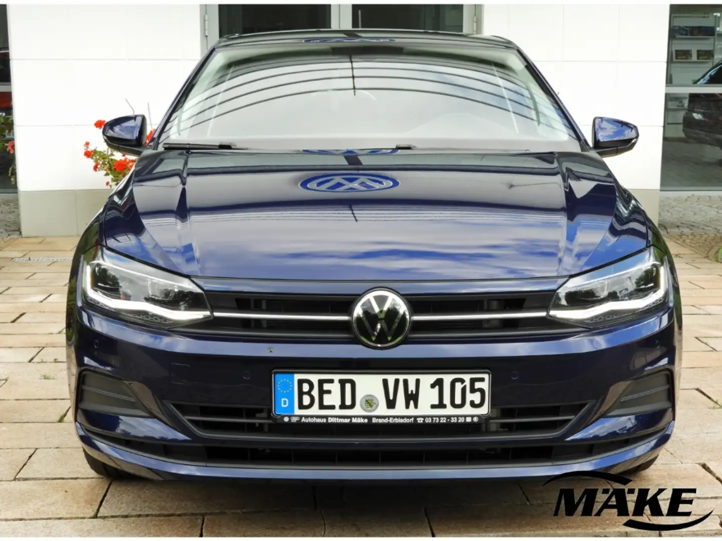 Volkswagen Polo 1.0 TSI OPF ''UNITED'' DSG LED NAVI PDC ALU MFL Синій - 2