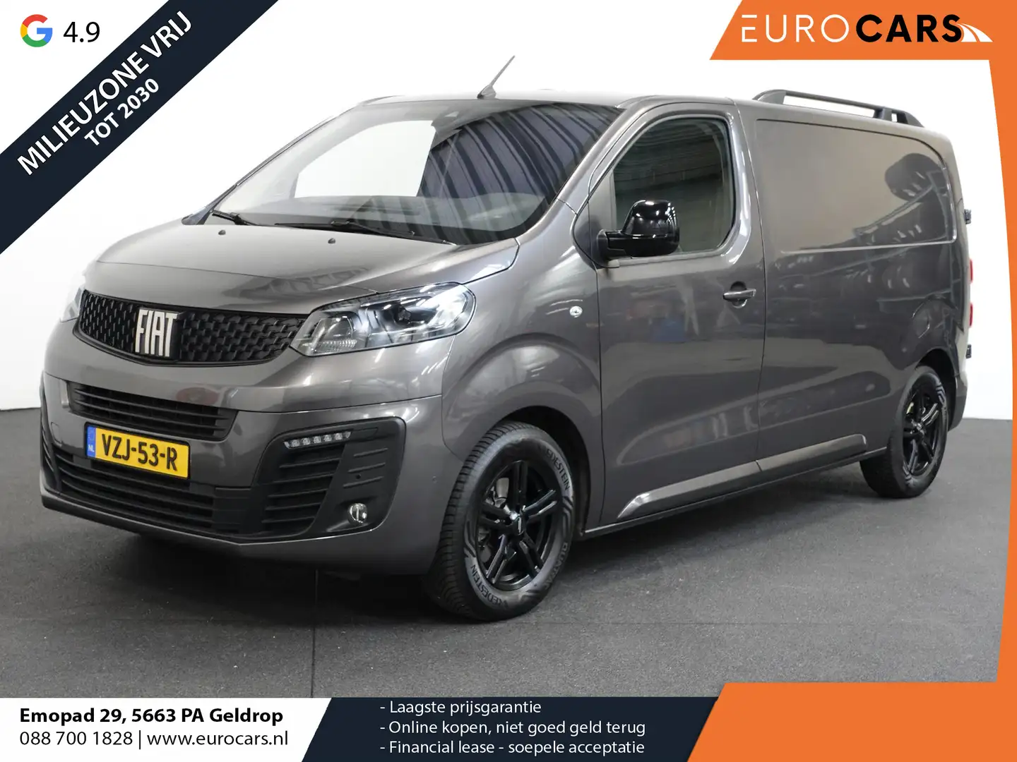 Fiat Scudo 2.0 MultiJet 145pk Automaat L3H1 Navigatie Apple C Grijs - 1