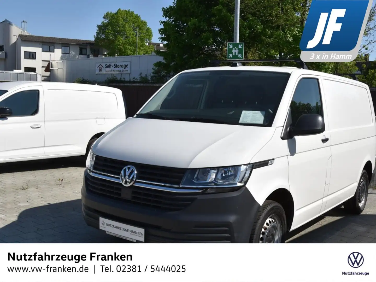 Volkswagen T6.1 Transporter Kasten kurzer Radstand AHK NAVI Weiß - 1