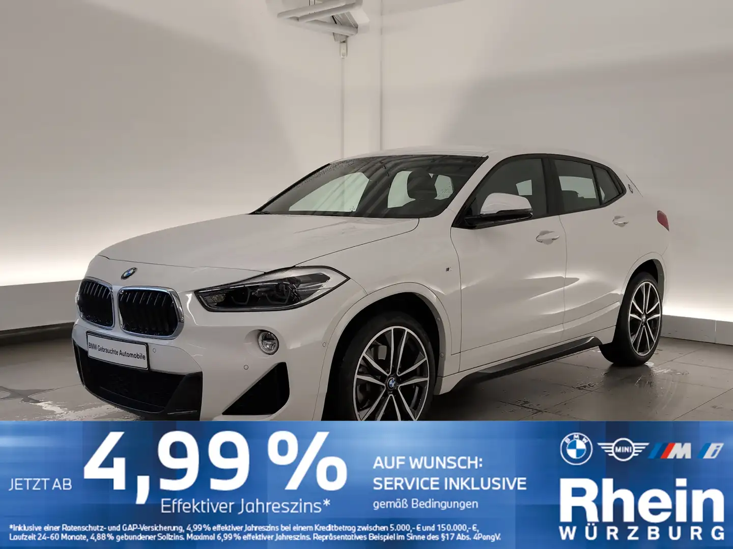 BMW X2 xDrive20d M Sport LED/PDC/SHZ LED/PDC/SHZ Weiß - 1