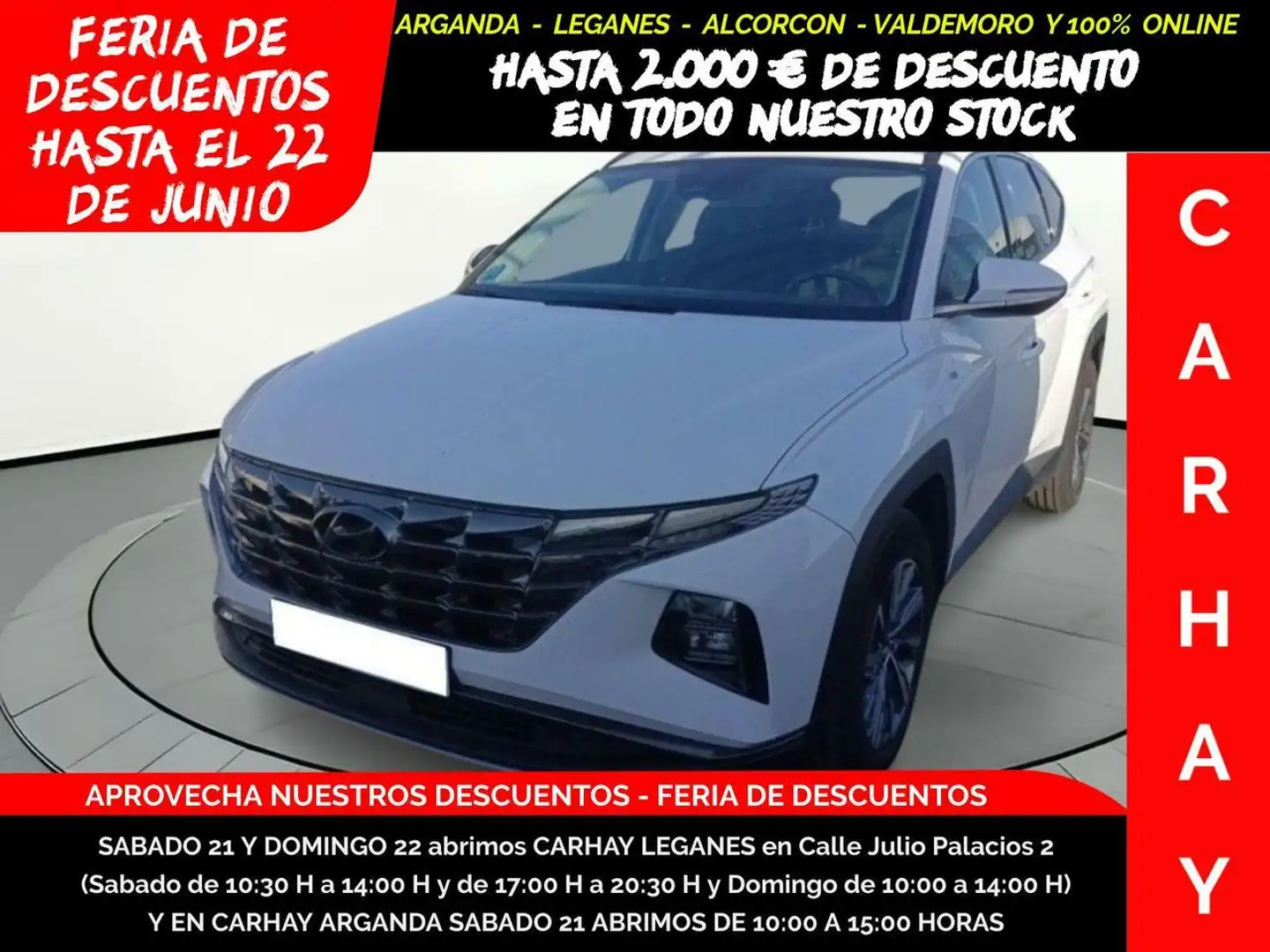 Hyundai TUCSON 1.6 CRDI 100kW (136CV) 48V Maxx DCT 4x4 White - 1