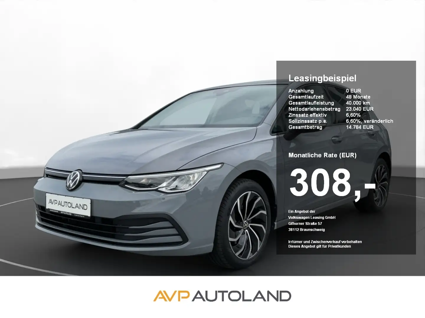 Volkswagen Golf VIII 2.0 TDI Life Standheizung | AHK Gris - 1