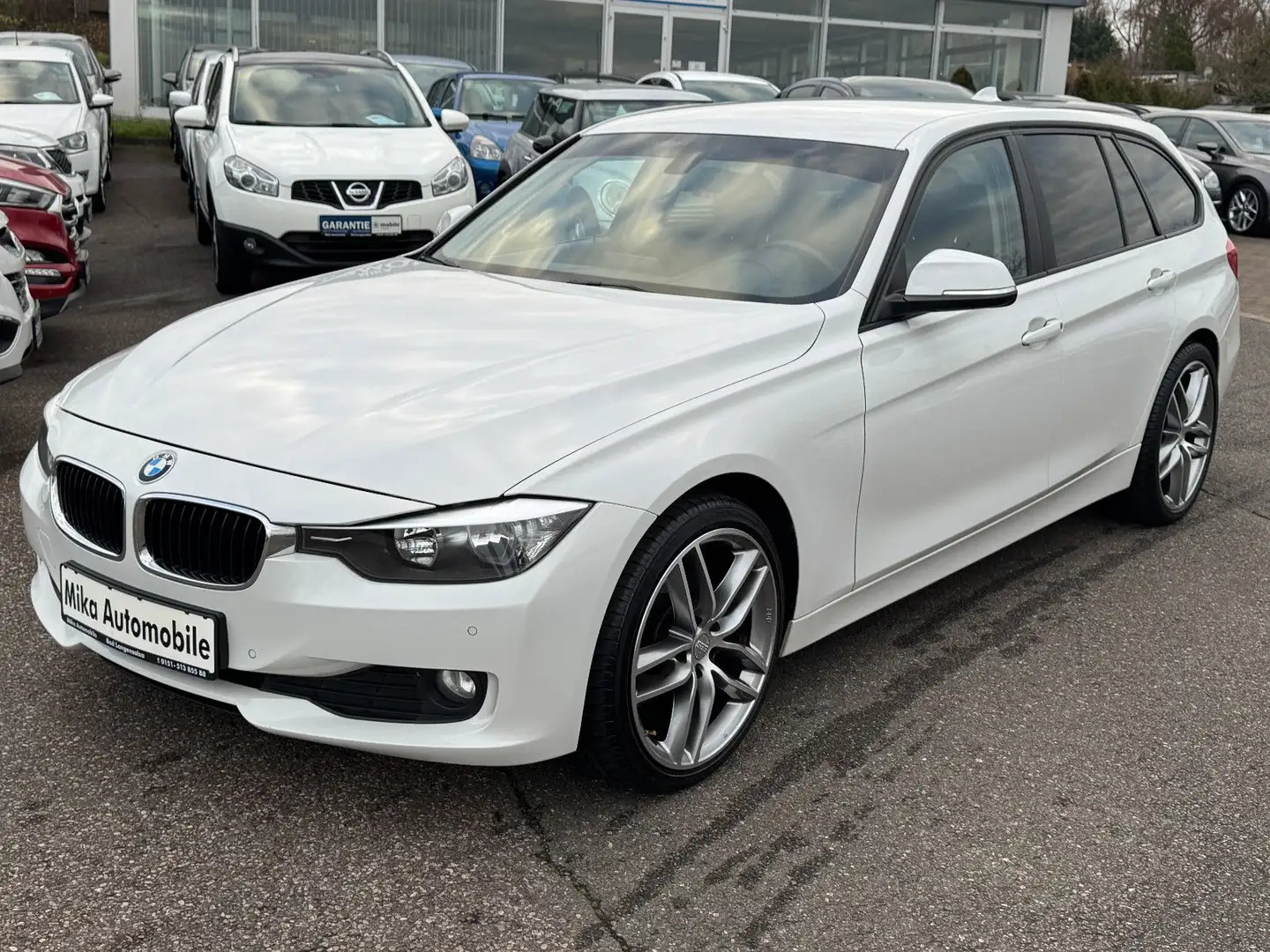 BMW 320 Baureihe 3 Touring 320d TÜV/HU/NEU Blanc - 1