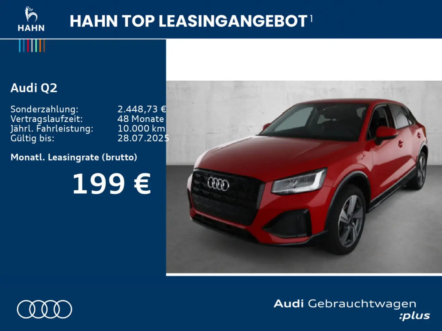 Audi Q2 35 TDI advanced S-tronic AHK Navi-Vorb. LED Rot - 2