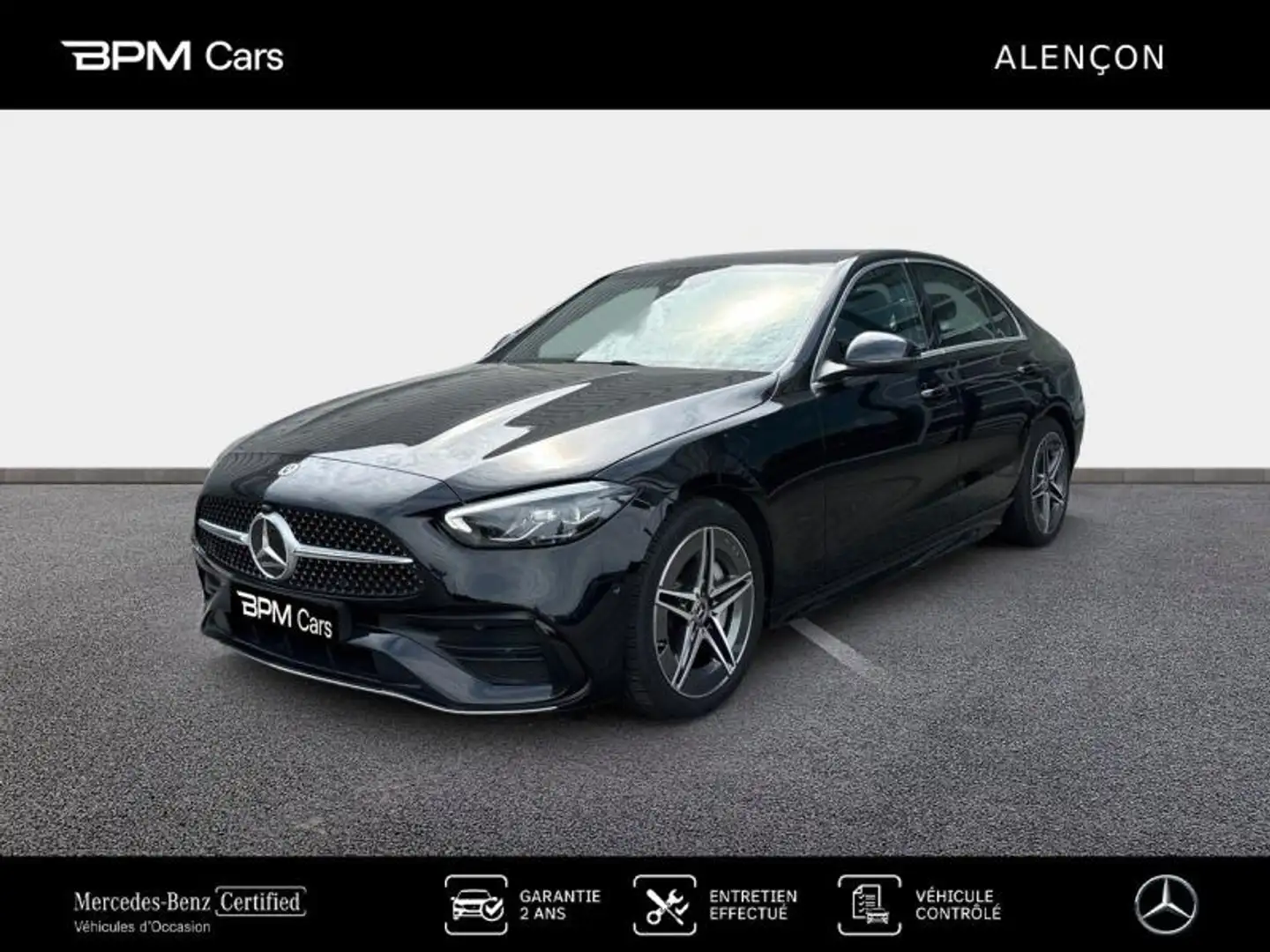Mercedes-Benz C 220 220 d 197ch AMG Line Noir - 1