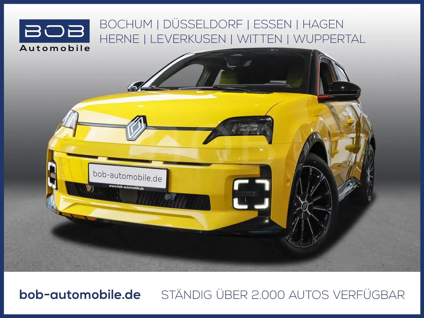 Renault R 5 Iconic Five 120 Urban Range NAVI SHZ PDC BT Jaune - 1