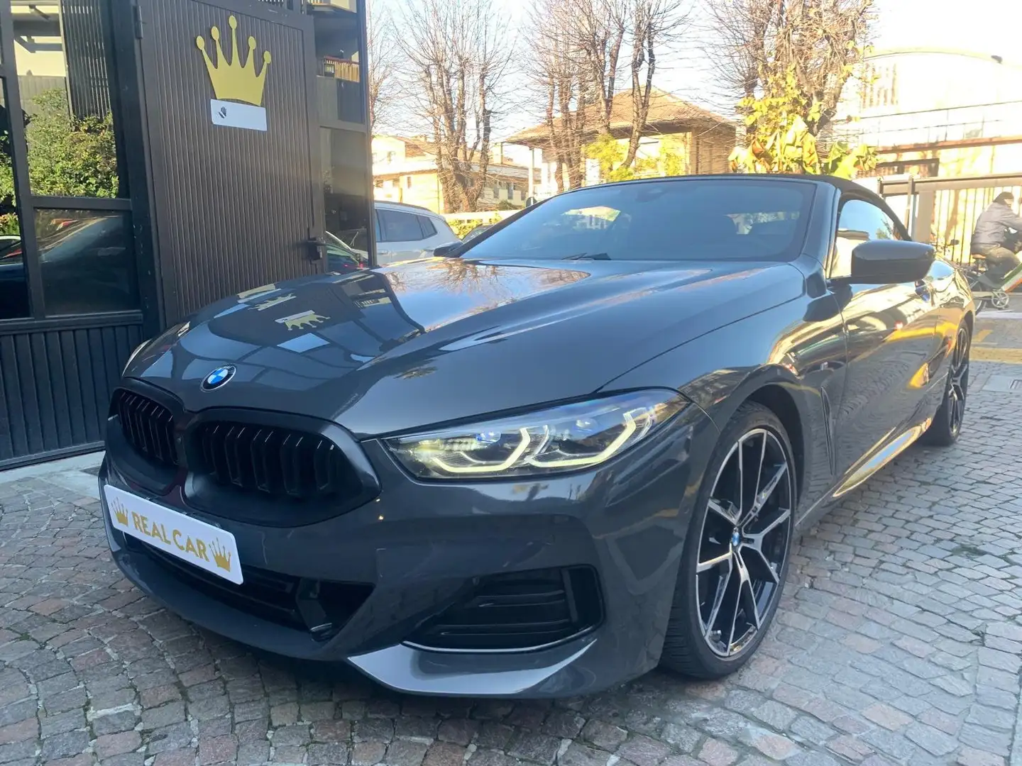 BMW 840 840d Cabrio mhev 48V xdrive Individ. Msport auto Grigio - 1