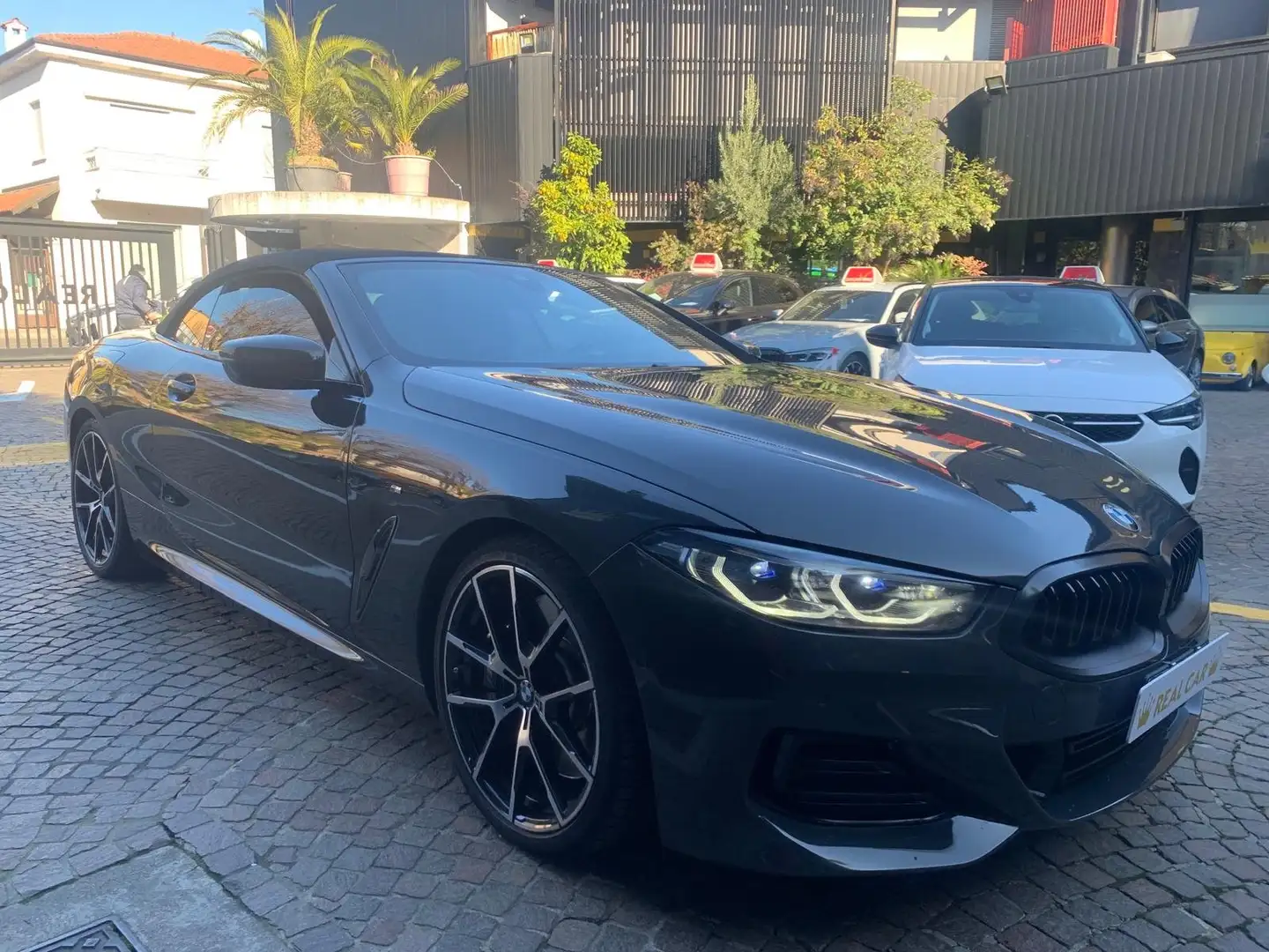 BMW 840 840d Cabrio mhev 48V xdrive Individ. Msport auto Grigio - 2