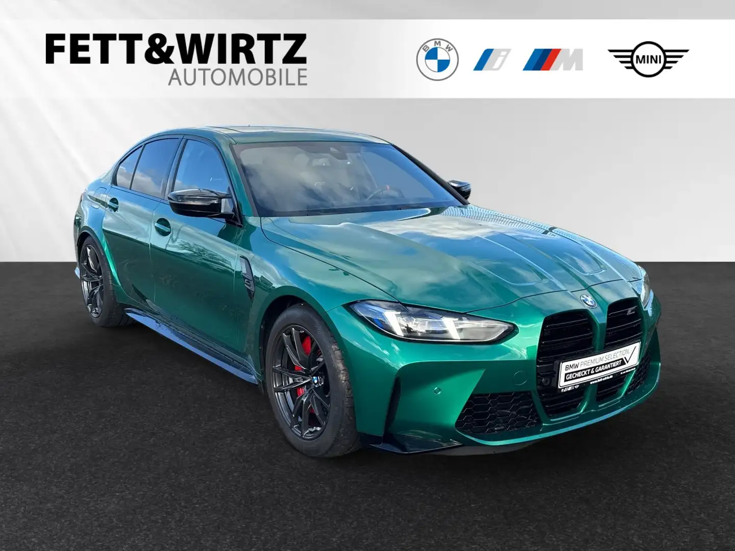 BMW M3 Competition Glasdach|Harman/Kardon|Head-Up Grün - 1