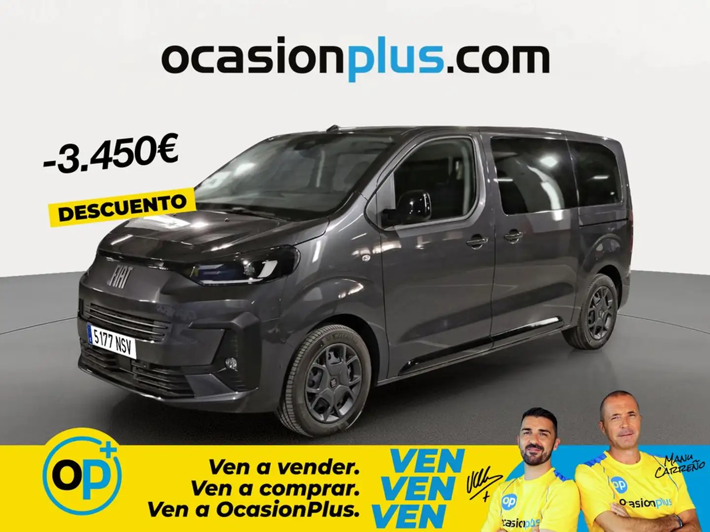 Fiat Ulysse M1 2.0.BlueHDI &S& Talla M Aut. 130KW Gris - 1