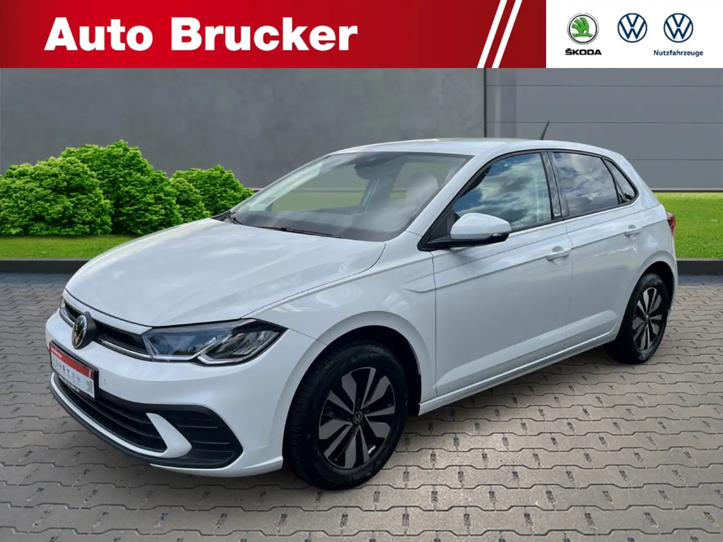 Volkswagen Polo VI Move 1.0 TSI AHK+LED+Navi+SHZ+RFK+2-Zonen-Klima Bílá - 1