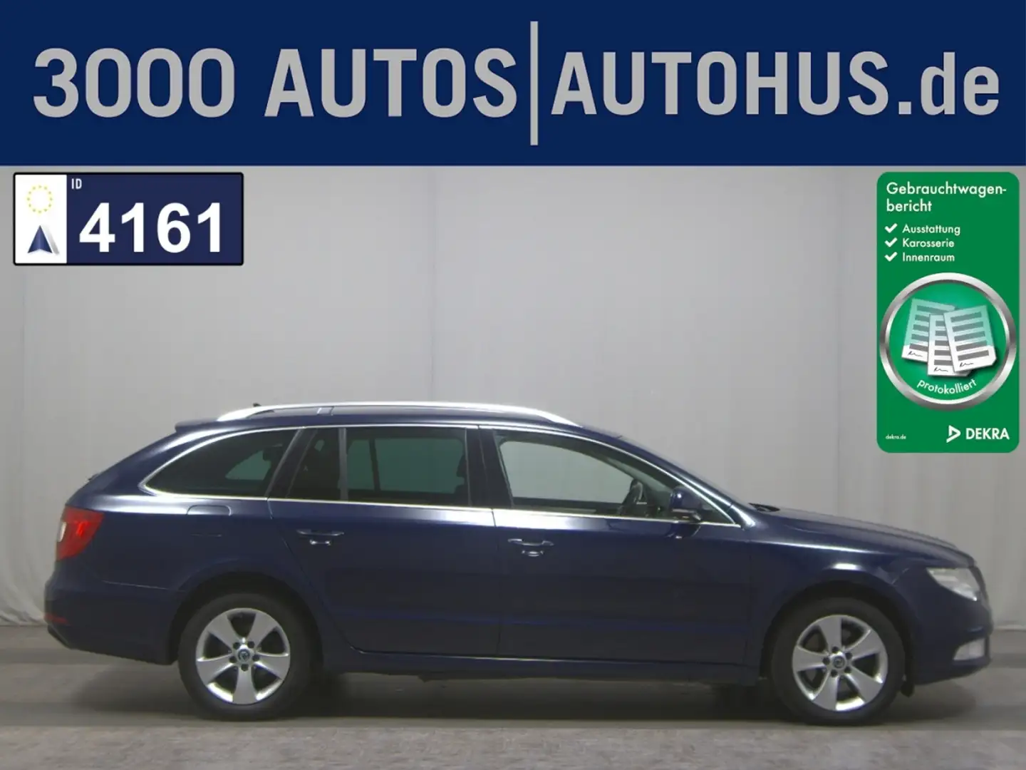 Skoda Superb Kombi 2.0 TDI Ambition Navi Xenon Ahk Albastru - 1