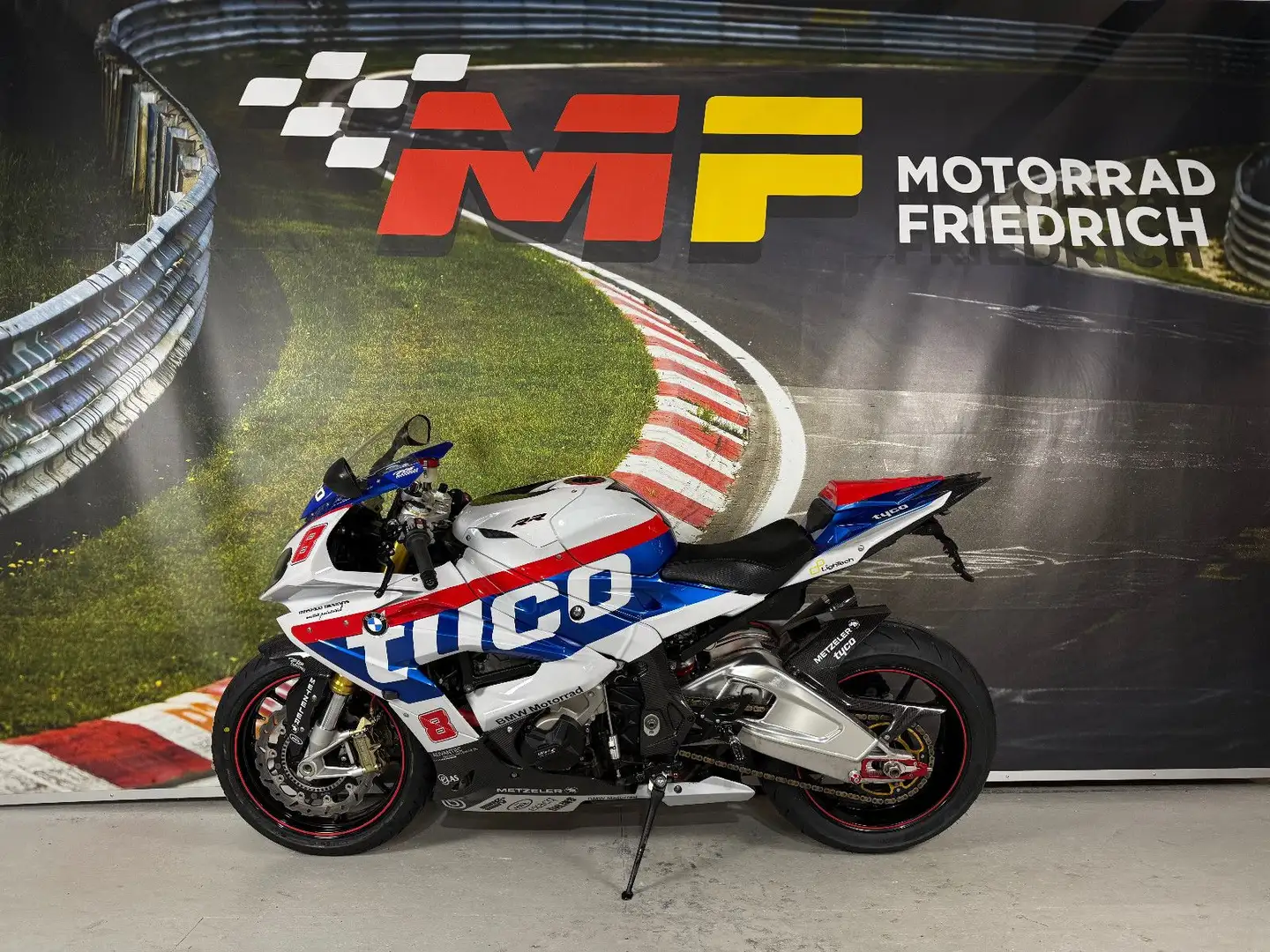 BMW S 1000 RR EURO3 [TYCO EINZELSTÜCK|NEUE REIFEN:S23] Bílá - 2