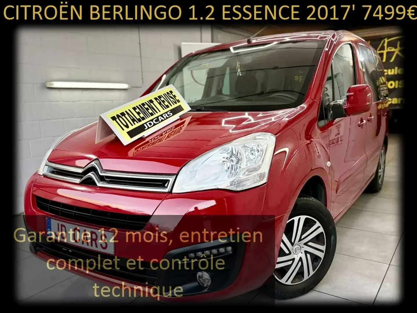 Citroen Berlingo Berlingo 1.2ESSENCE‼️GARANTIE 1AN CTOK‼️ Rot - 1