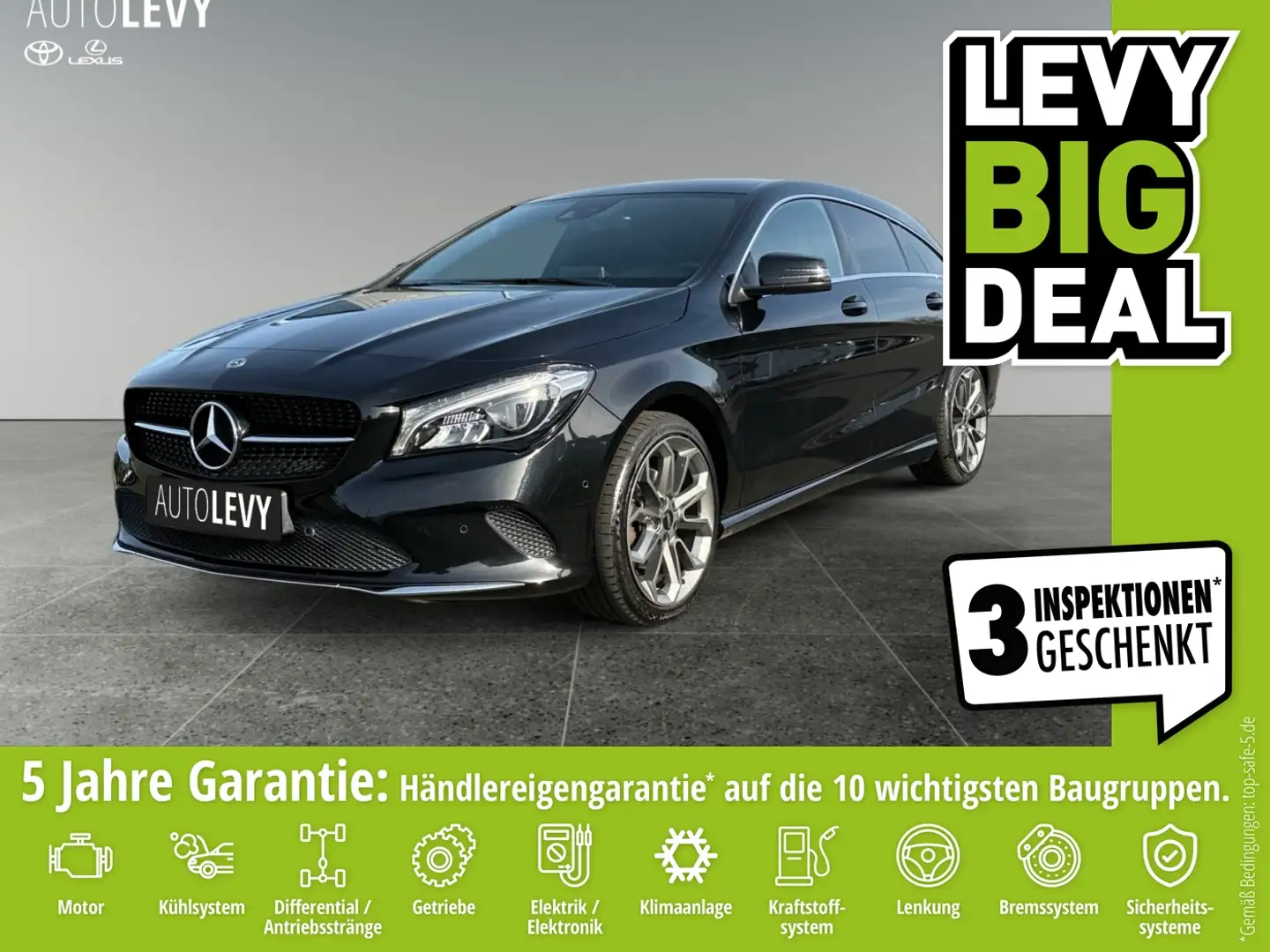 Mercedes-Benz CLA 180 Shooting Break *NAVI*LED*SHZ*PDC* Noir - 1