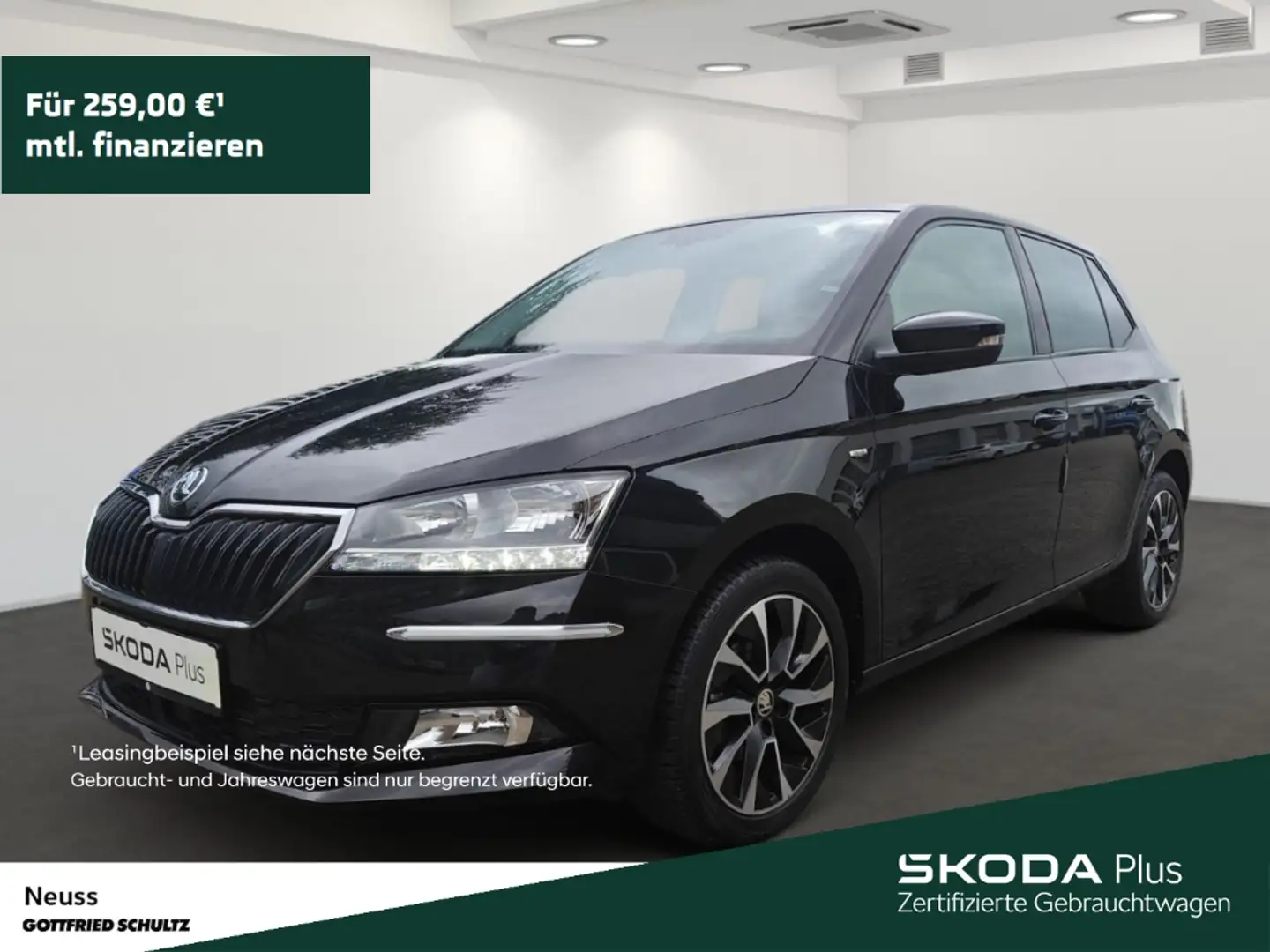 Skoda Fabia DRIVE 125 SITZHEIZUNG EINPARKHILFE RADIO DAB Schwarz - 1