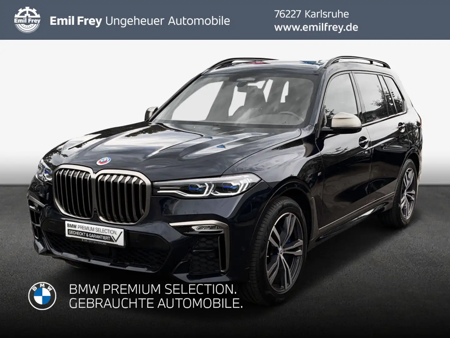 BMW X7 M 50i Noir - 1