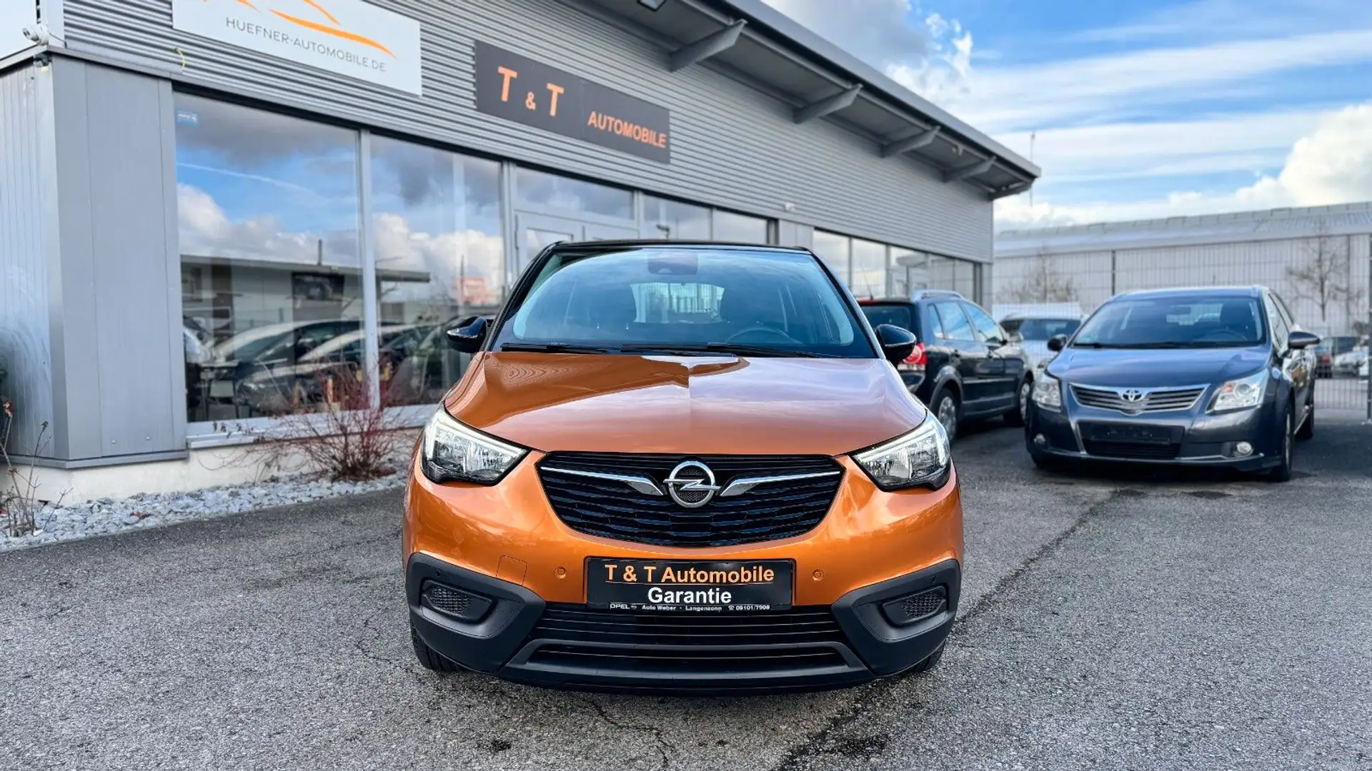 Opel Crossland X Alu PDC AHK CarPlay LED EU6 TÜV NAVI Orange - 2