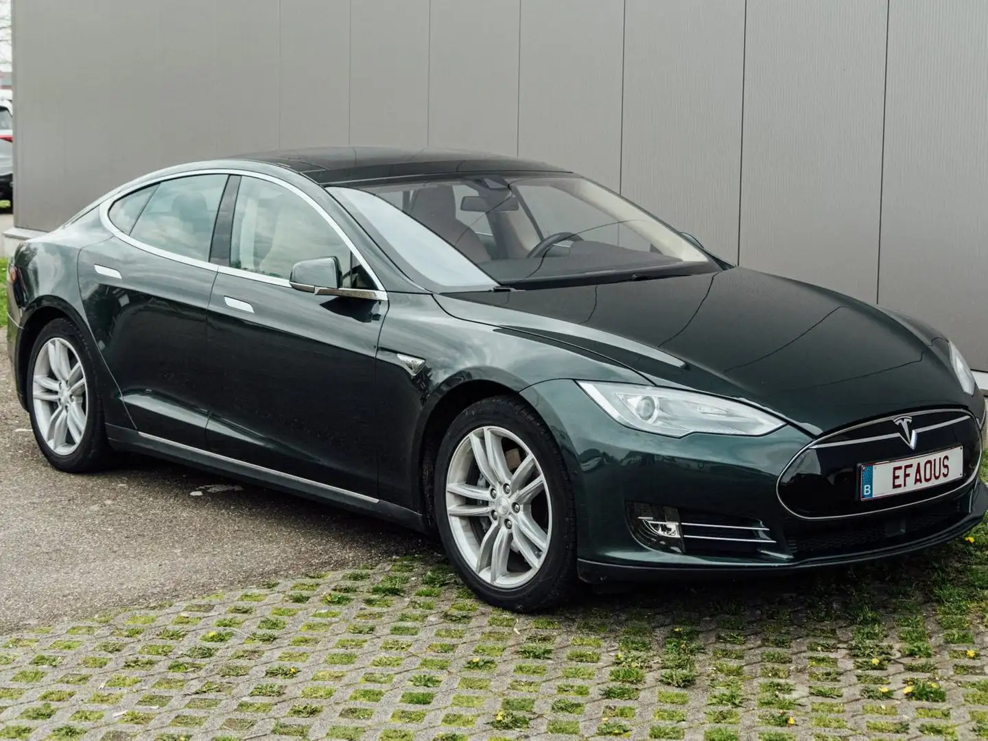 Tesla Model S NIEUWE BATTERIJ + FREE SUPERCHARGE + NIEUWE CPU Groen - 2