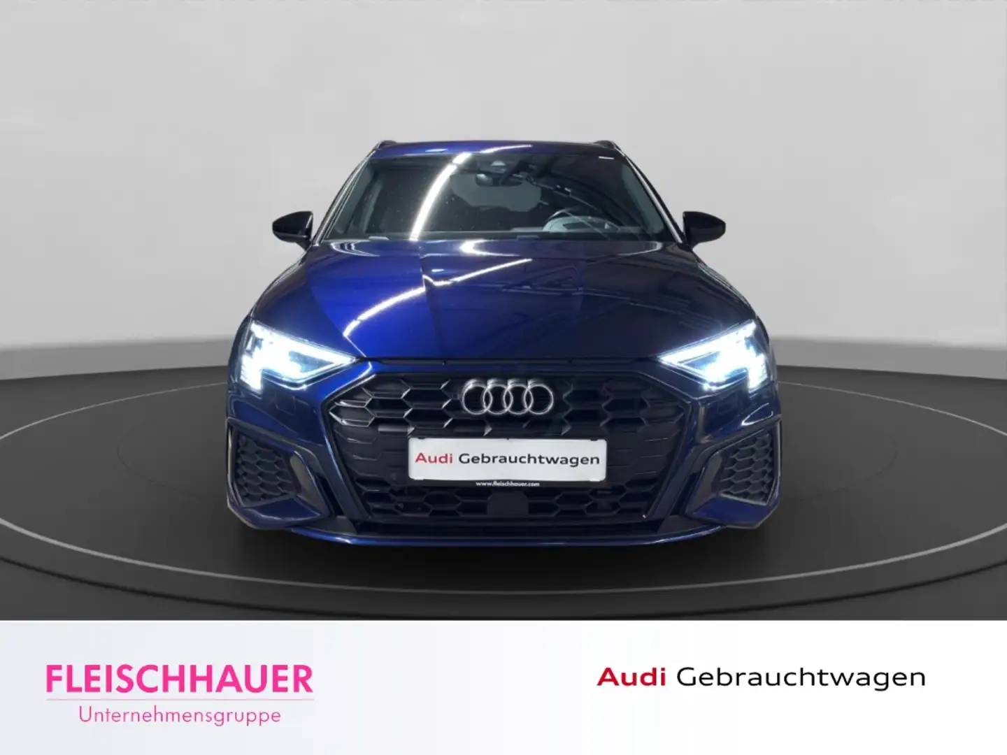 Audi A3 SB S line 45 TFSI e MATRIX+HUD+ACC+NAVI+AHK+SHZ+DA Blau - 2