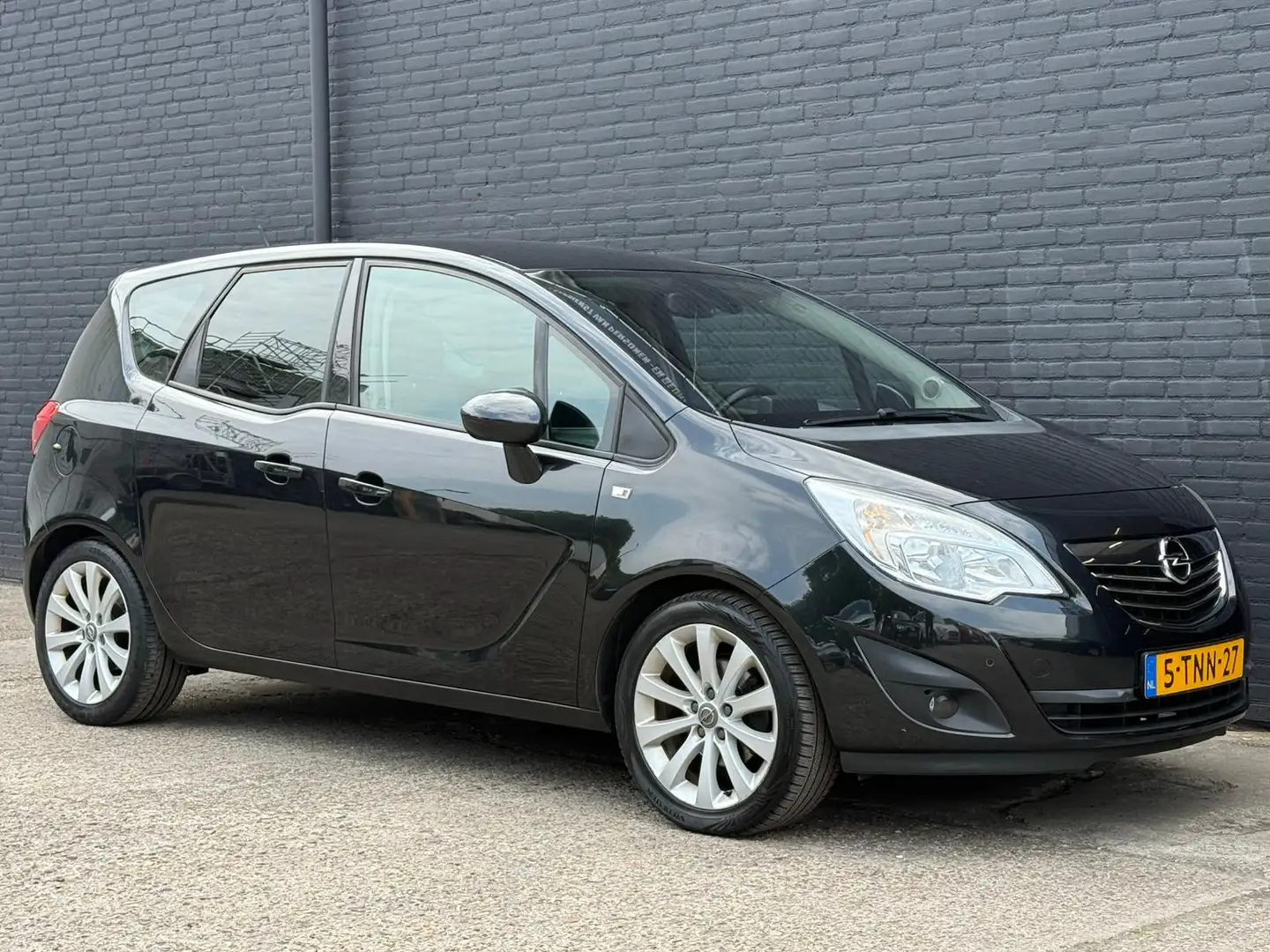 Opel Meriva 1.4 Turbo Cosmo CRUISE | AIRCO | LEDER | ELEK RAME Zwart - 1