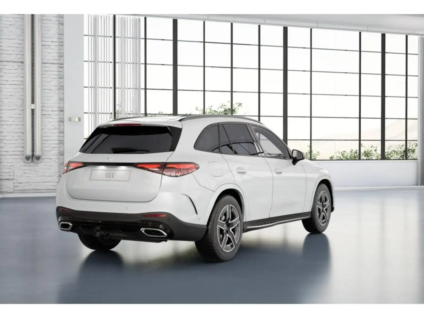 Mercedes-Benz GLC 300 4M AMG-Sport/Pano/AHK/Night/Distr/360/19 Weiß - 2