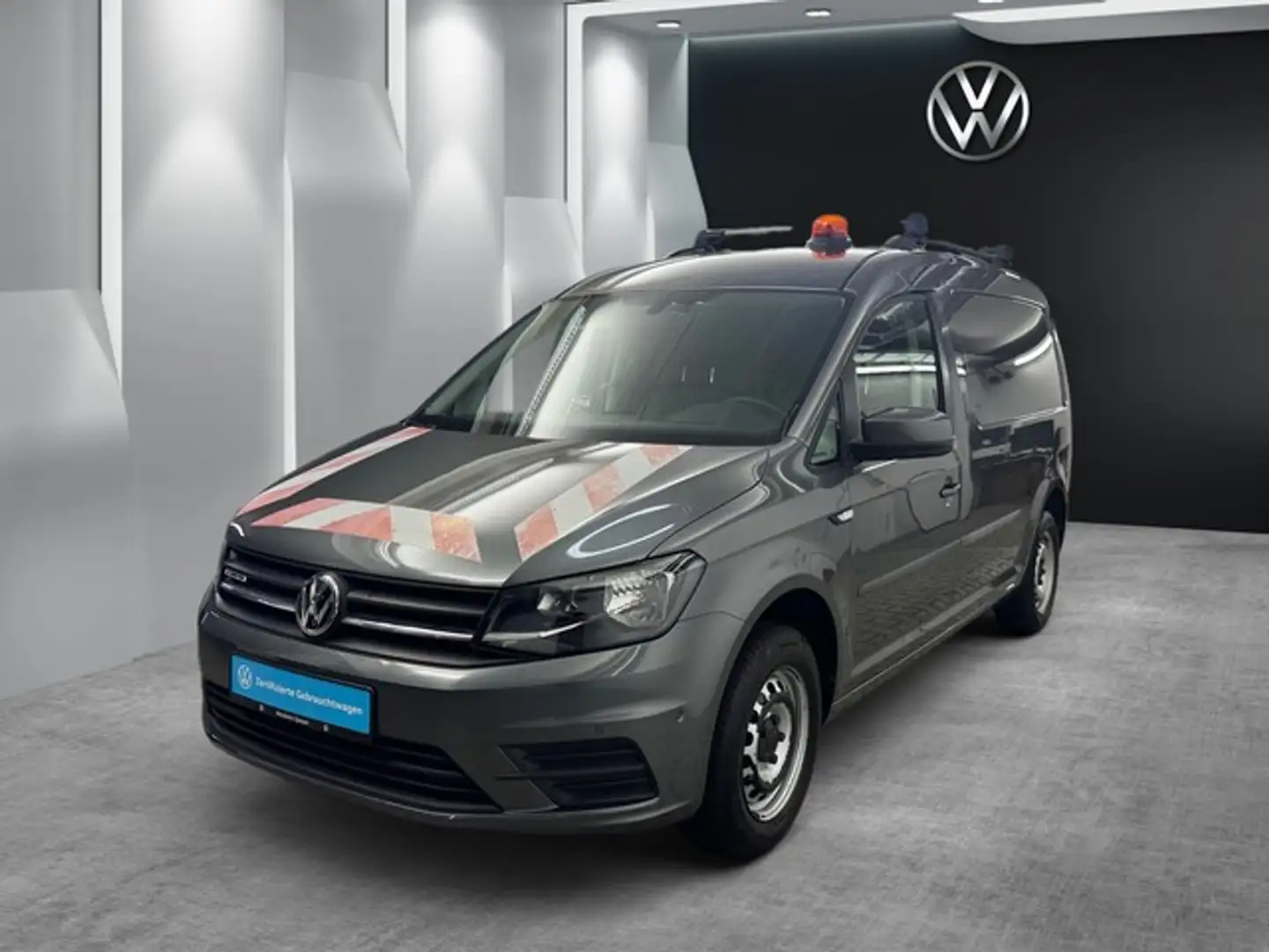 Volkswagen Caddy Maxi 1.4TGI EcoProfi AHK NAVI RFK Grijs - 1