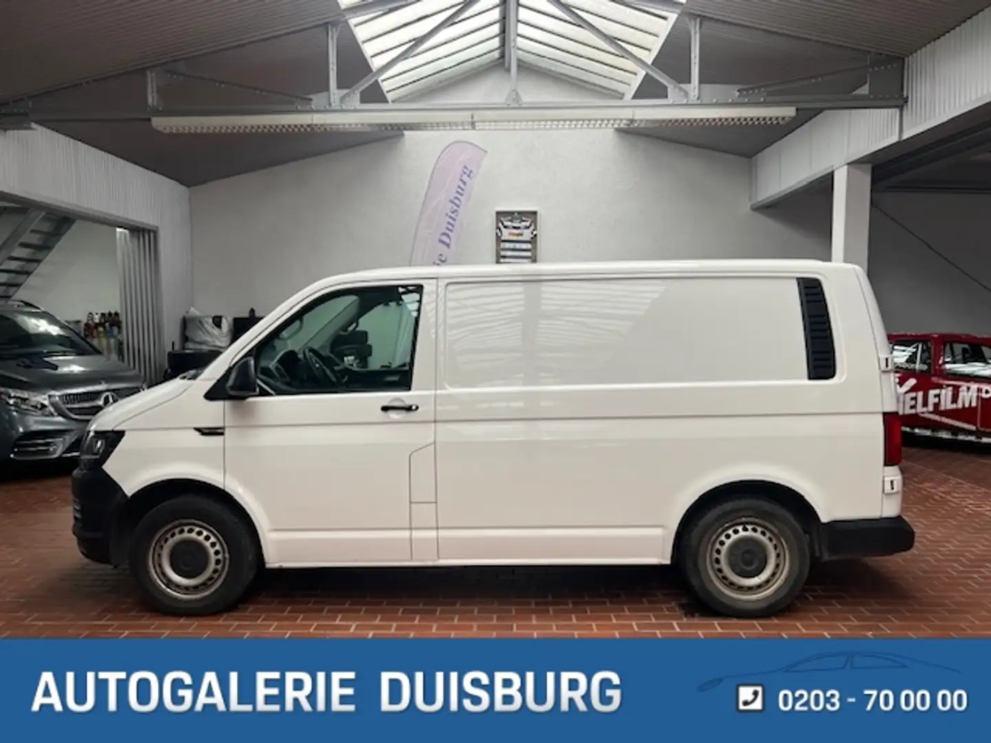 Volkswagen T6 Transporter EcoProfi DSG AHK PDC Werkstattwagen 1.Hd MwSt. aus Weiß - 2