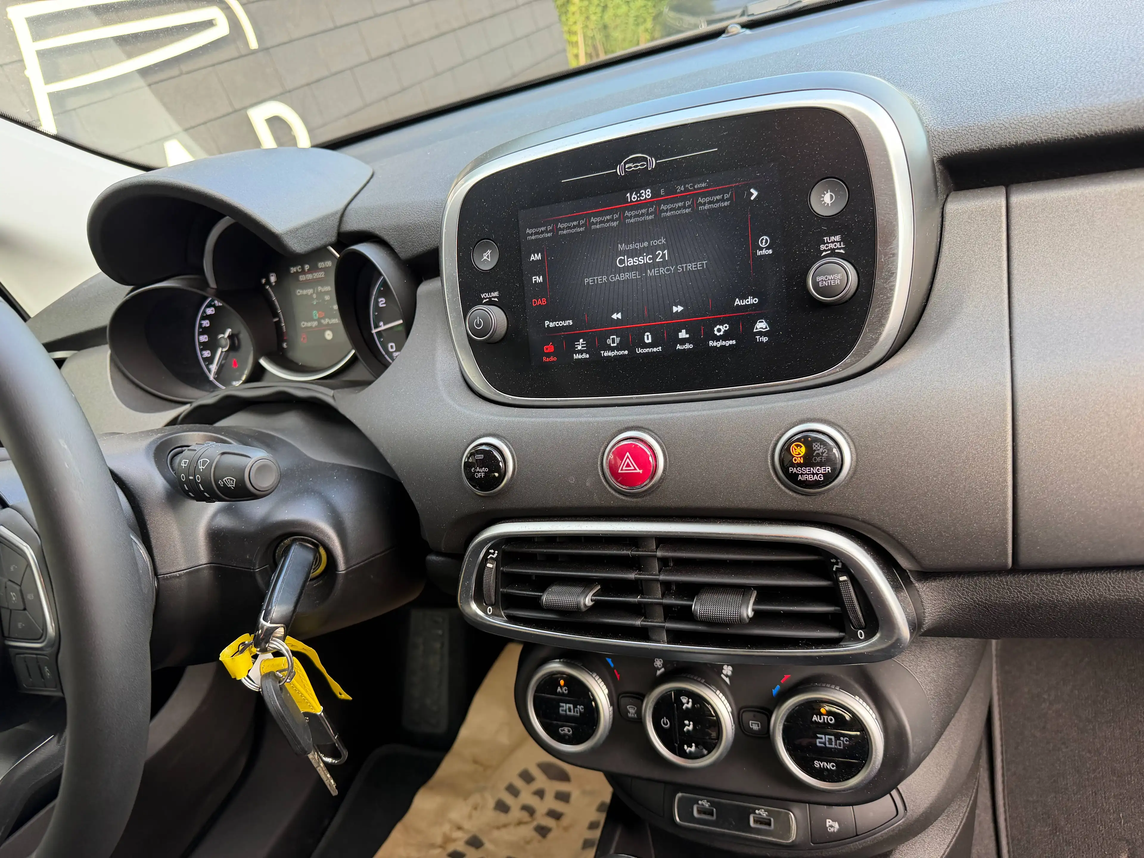 Fiat 500X 1.5 Hybrid+GARANTIE 1 AN+AIRCO+CARPLAY+CAMERA+EURO 6 — photo 11