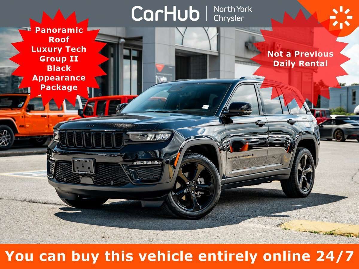 2025 Jeep Grand Cherokee Limited Panoroof Luxury Tech Group II Black Appear