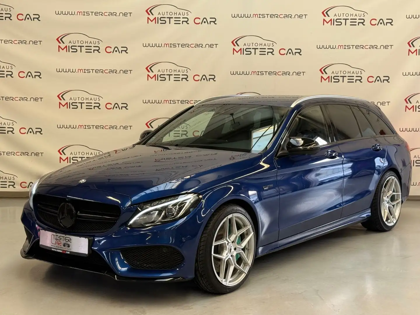 Mercedes-Benz C 43 AMG C 450 AMG 4MATIC NAVI/LED/360KAM/BURMESTER/19 Kék - 1