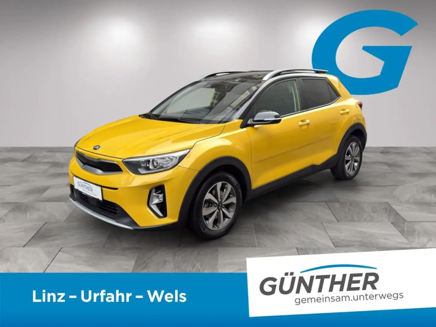 Kia Stonic Silber 2F 1.0 TGDI P3 Gelb - 1