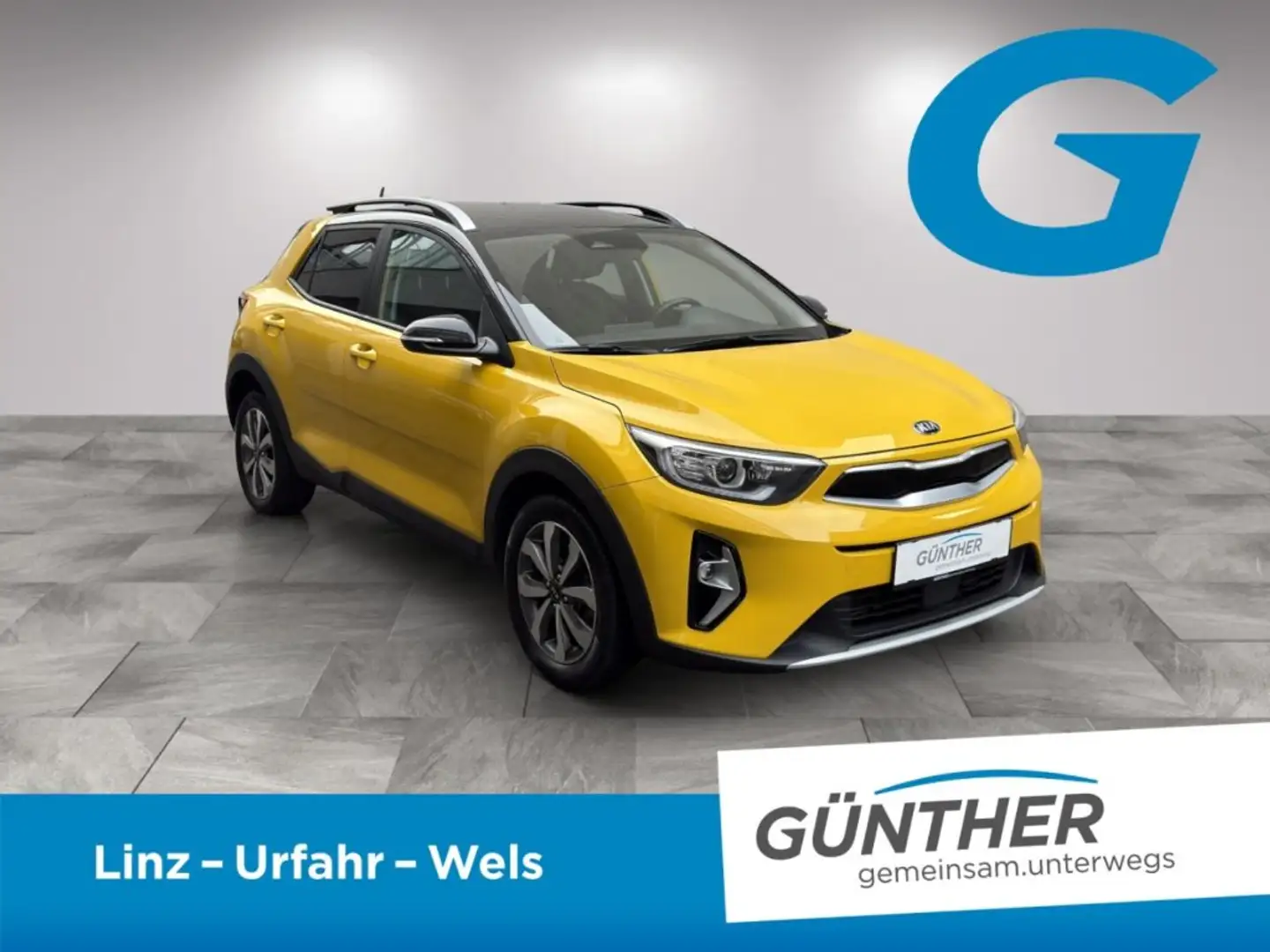 Kia Stonic Silber 2F 1.0 TGDI P3 Gelb - 2